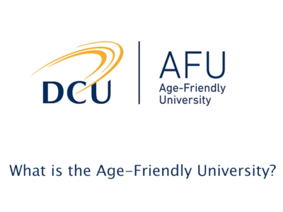 DCU's Age-Friendly University initiative in collaboration with Spry