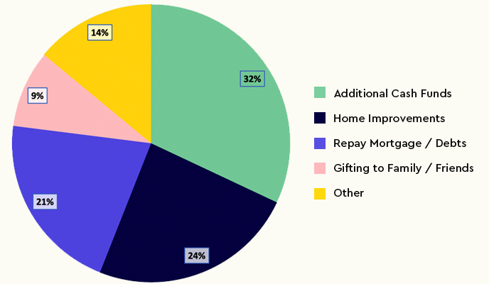 how retired people utilise equity release from a lifetime home loan in Ireland 