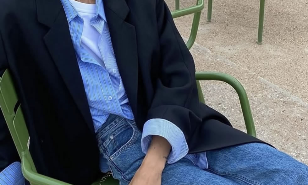 Straight leg denims or a breton striped top is a classic look that really never dates
