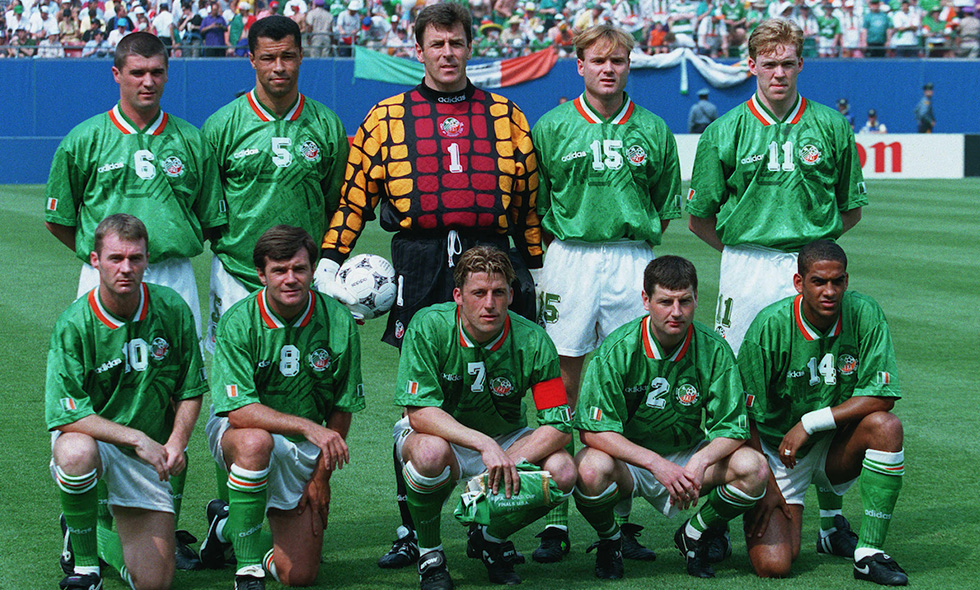 The Irish football team 1994 World Cup