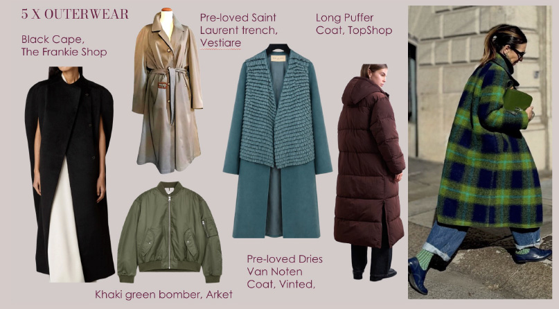 Spry Hub Fashion - It’s the rule of five; outerwear to take you anywhere.